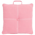 Jilly With Handle stoelkussen roze 40x40cm+5cm