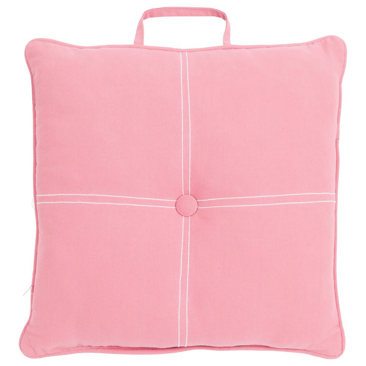 Jilly With Handle stoelkussen roze 40x40cm+5cm