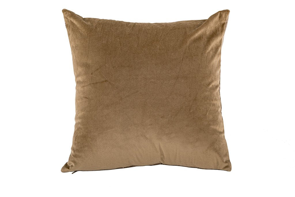 Kussen (gevuld) Anna 44X44CM, taupe