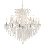 Kroonluchter Ø 85x71 cm Zilverkleurig IJzer Hanglamp