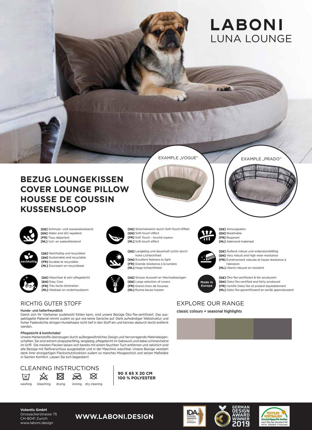 Luna Loungeset - Oxford Olijf