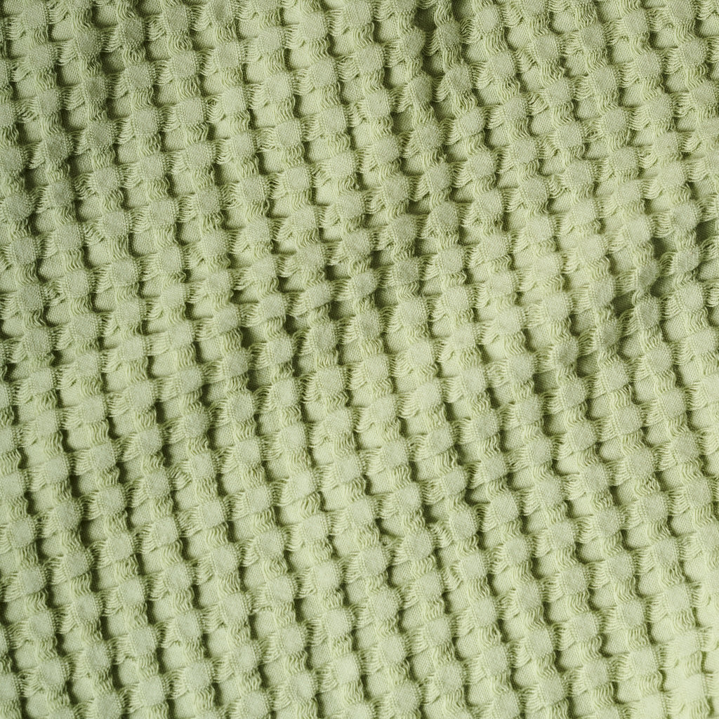 Katoenen wafelhanddoek - Krijtbadset