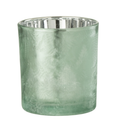 J-Line theelichthouder Boom - glas - groen/zilver