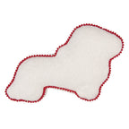 Sierkussen Hond 25x45x4 cm Bruin Polyester