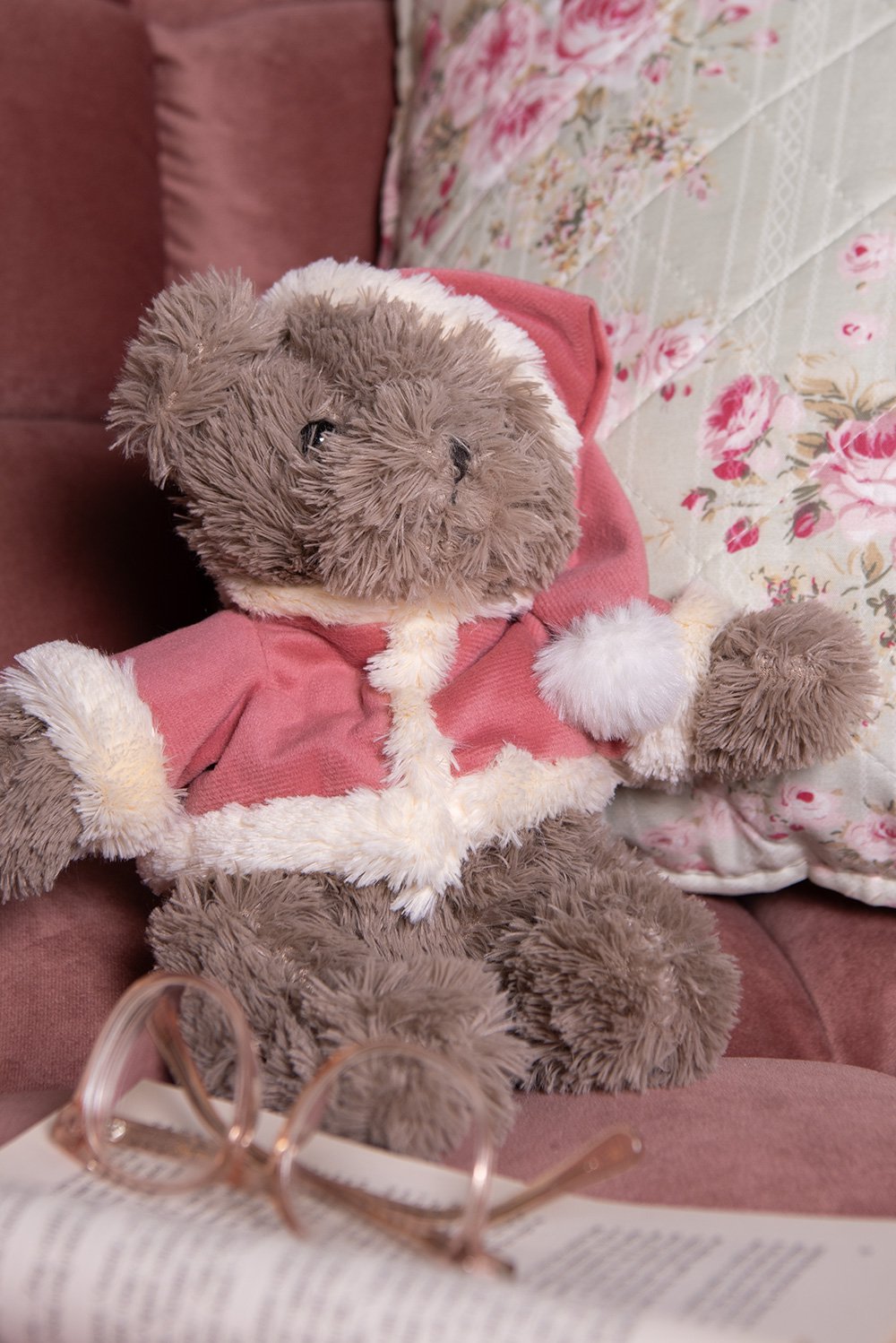 Knuffelbier 30 cm bruin pluche