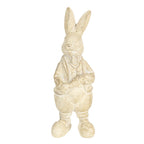 Beeld Konijn 13 cm Wit Kunststof