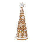 Kerstdecoratie Kerstboom Ø 14x37 cm Bruin Polyresin