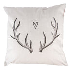 Kussenhoes 45x45 cm Beige Polyester Gewei