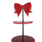 Etagère 3 laags Ø 31x80 cm Rood Metaal