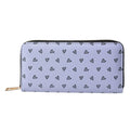 Portemonnee 10x19 cm Wit Zwart Polyester Hartjes