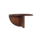 Bullnose mangohouten wandplank - 38x19x19 cm