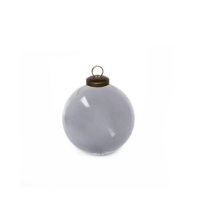 Leeff Kerstbal Cis Lichtgrijs