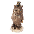 Decoratie Beeld Uil 14 cm Bruin Kunststof