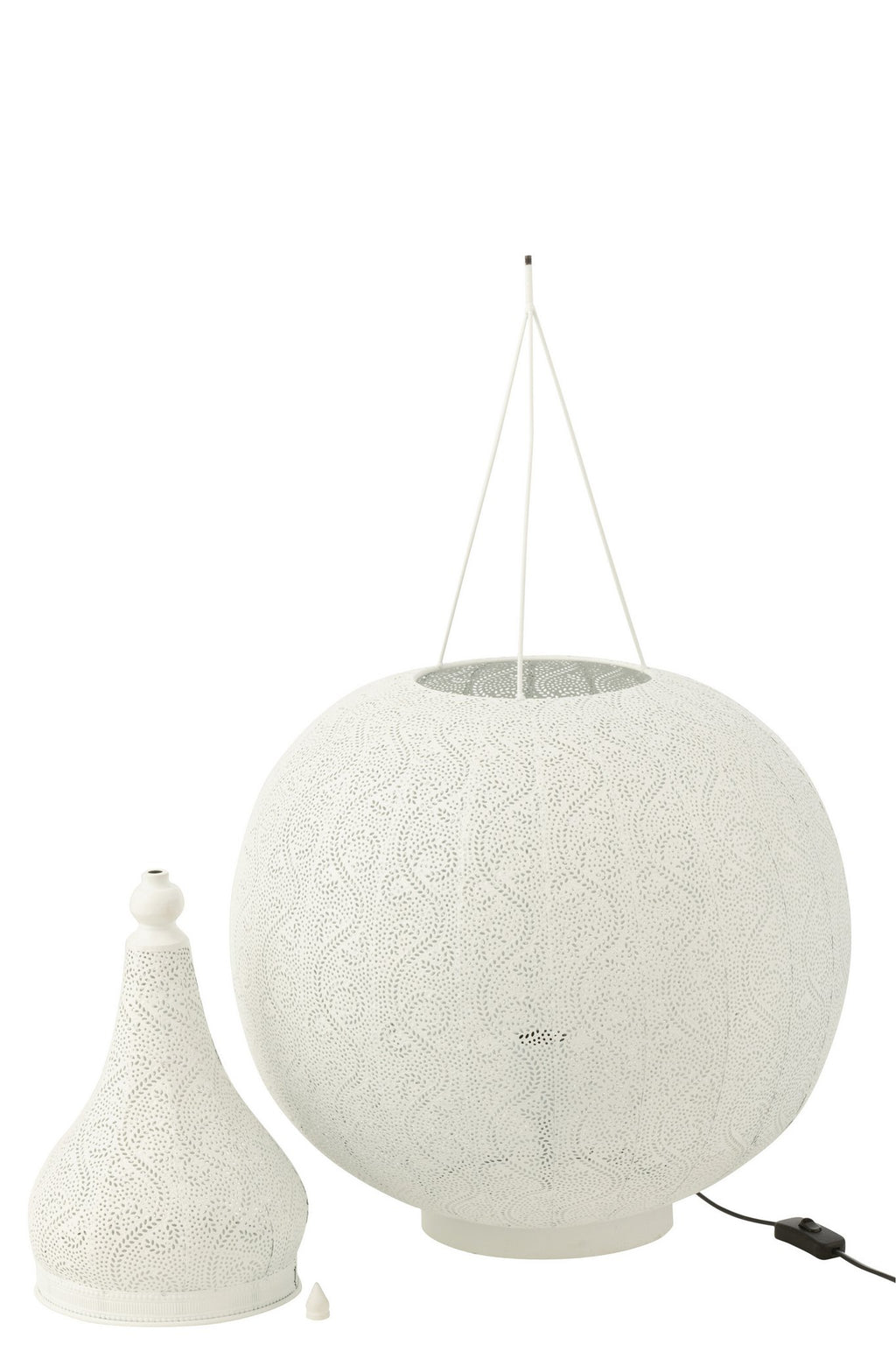 J-Line lamp Aladin - metaal - wit - large