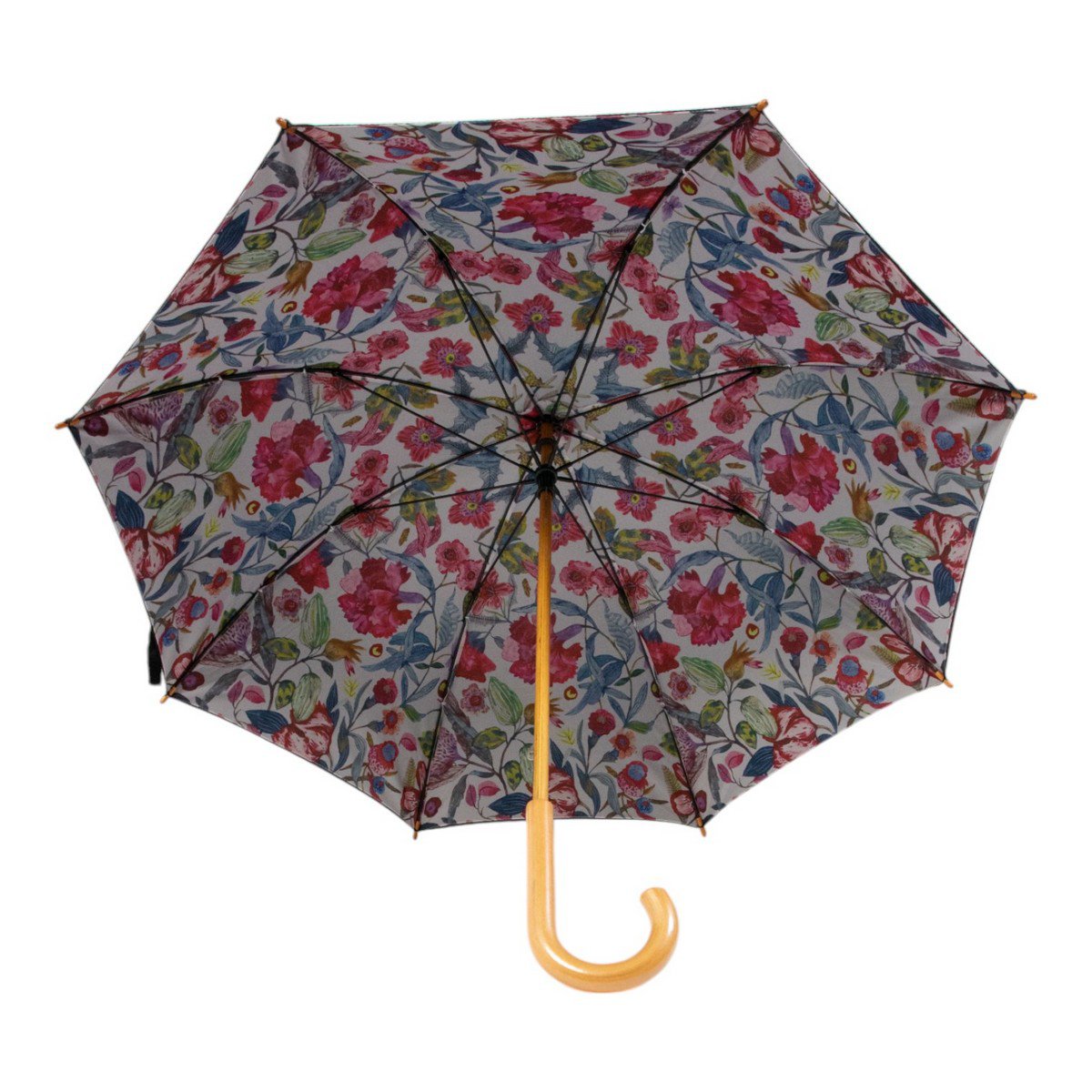 Paraplu Zara bloemen binnenprint 105cm