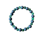 Dames armband Aventurijn 6 mm en matte Hematiet 8 mm