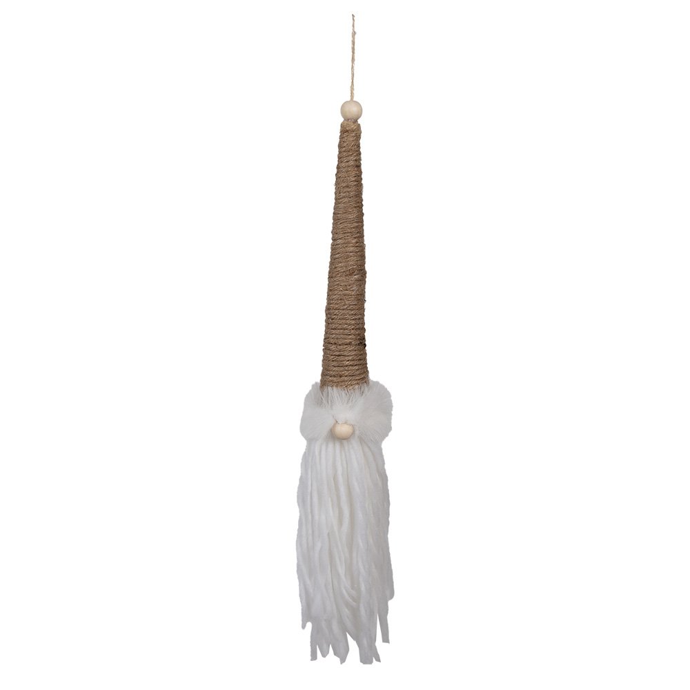 Decoratie Hanger Kabouter 48 cm Bruin Synthetisch