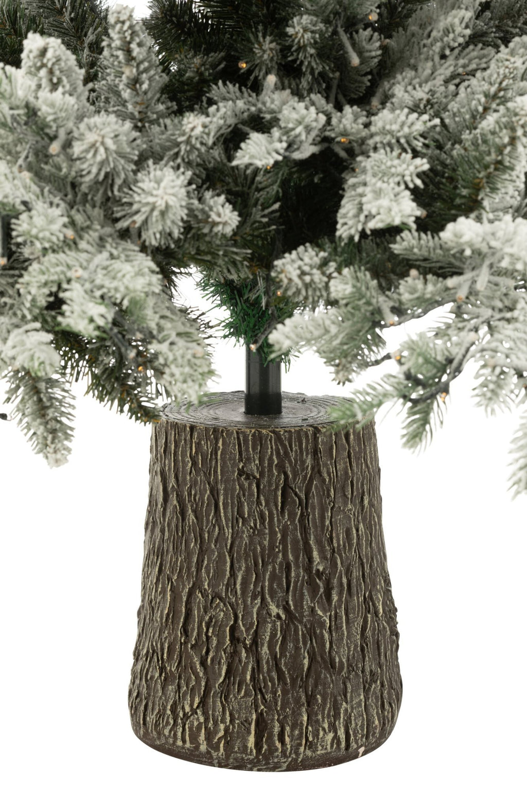 J-Line kerstboom + sneeuw 3000 LED - kunststof - wit