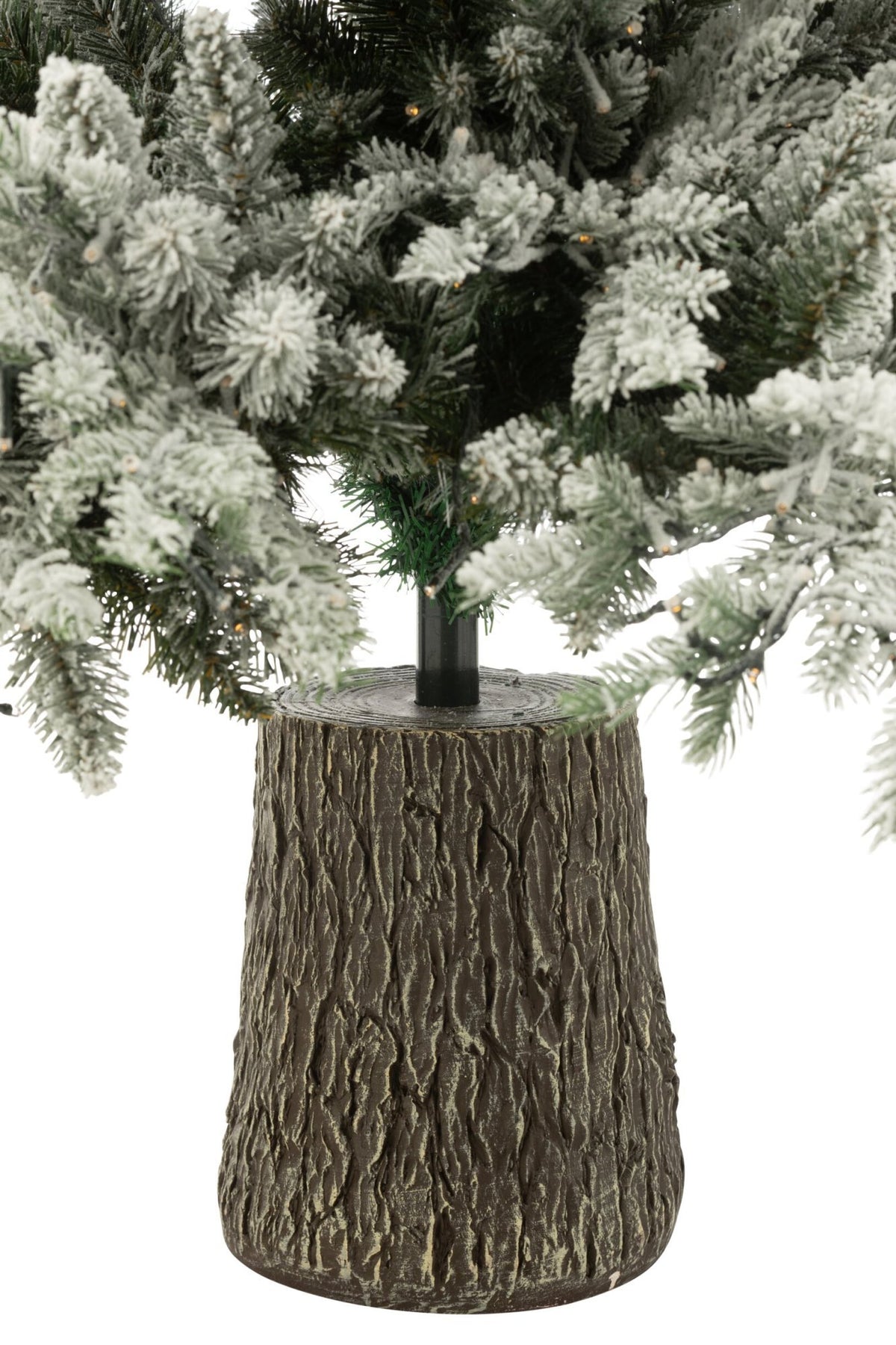 J-Line kerstboom + sneeuw 3000 LED - kunststof - wit