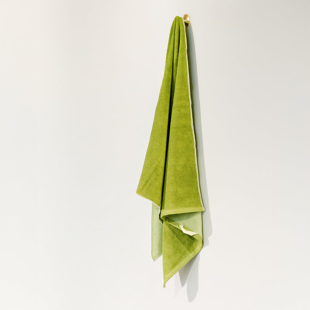 Badhanddoek 70x140cm pistachegroen Pixie - Set van 2