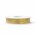 Glitter Lint - Beige - Goud - 25 mm x 20 m