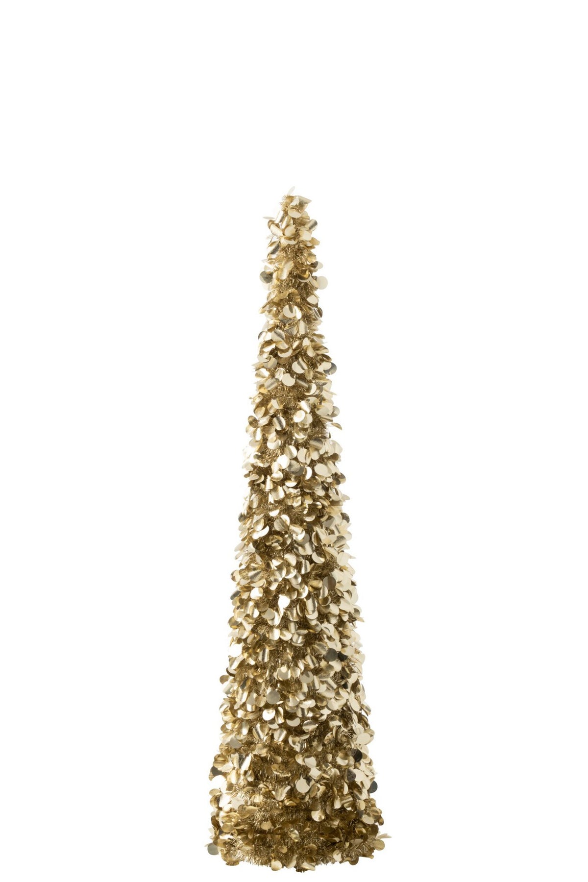 J-Line decoratie boom Sprankelend - champagne - large