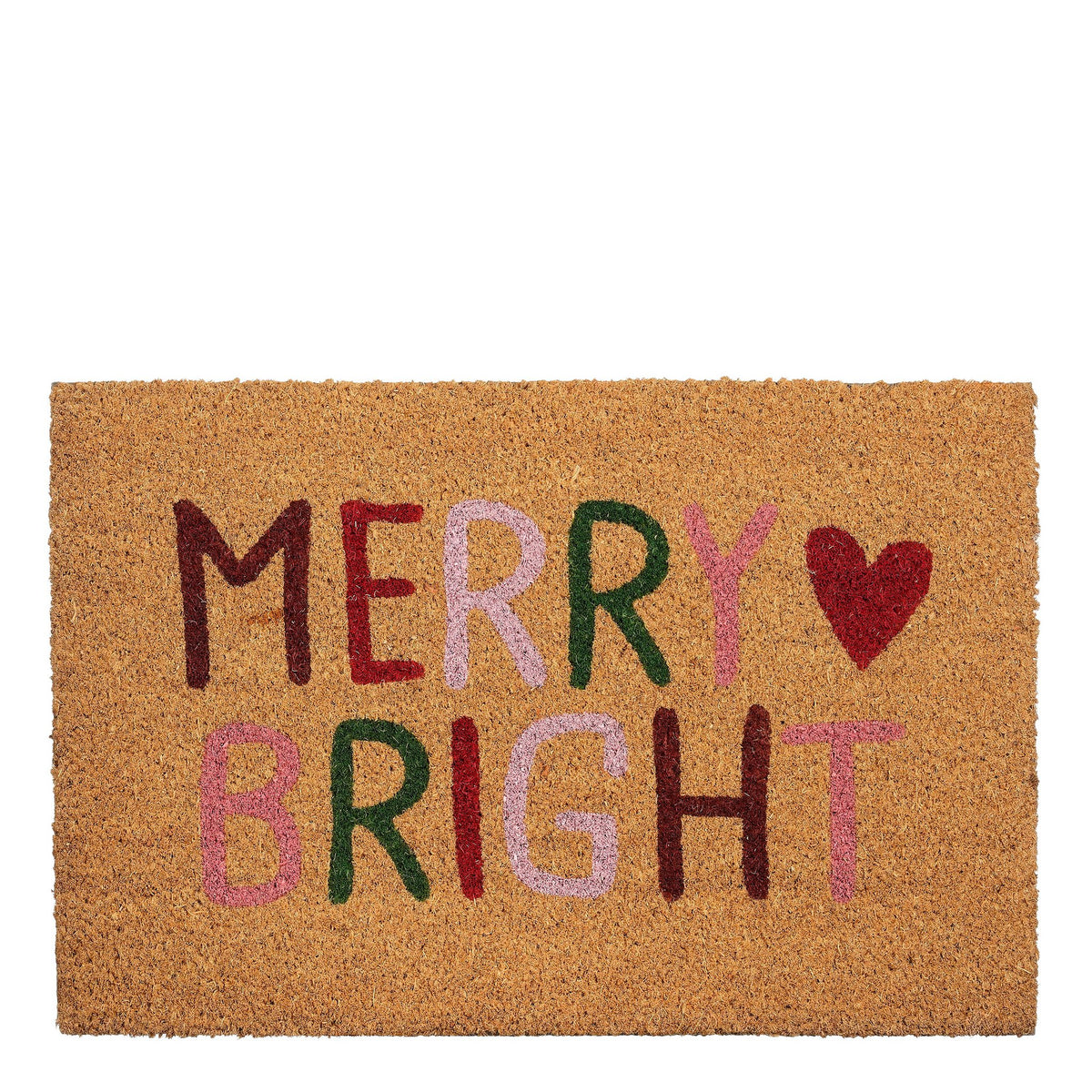 Deurmat beige merry bright l60xb40