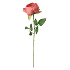 Kunstbloem Roos 62 cm Roze Kunststof