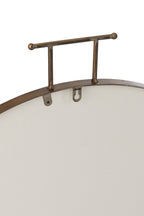 J-Line spiegel Anto - mdf - goud - groot - Ø 85 cm