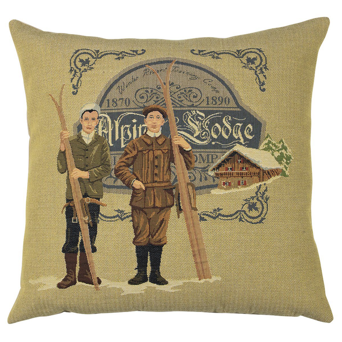 Gobelin kussen alpine lodge 45x45cm