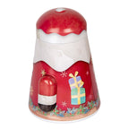 Bewaarblik 12x10x15 cm Rood Metaal