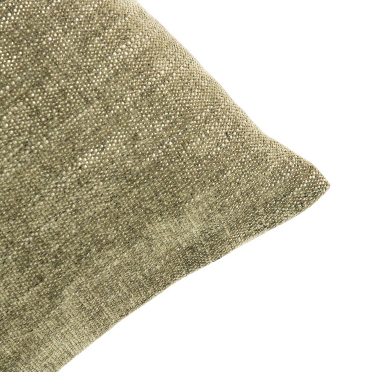 Kussen Queen chenille groen 45x45cm