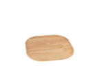 J-Line decoratie plateau - hout - naturel - S