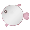 Tafelspiegel 21x20x4 Roze Metaal Vis
