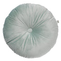 Dutch Decor Olly - Kussen Ø38 cm - Rond fluweel - Jadeiet - Groen