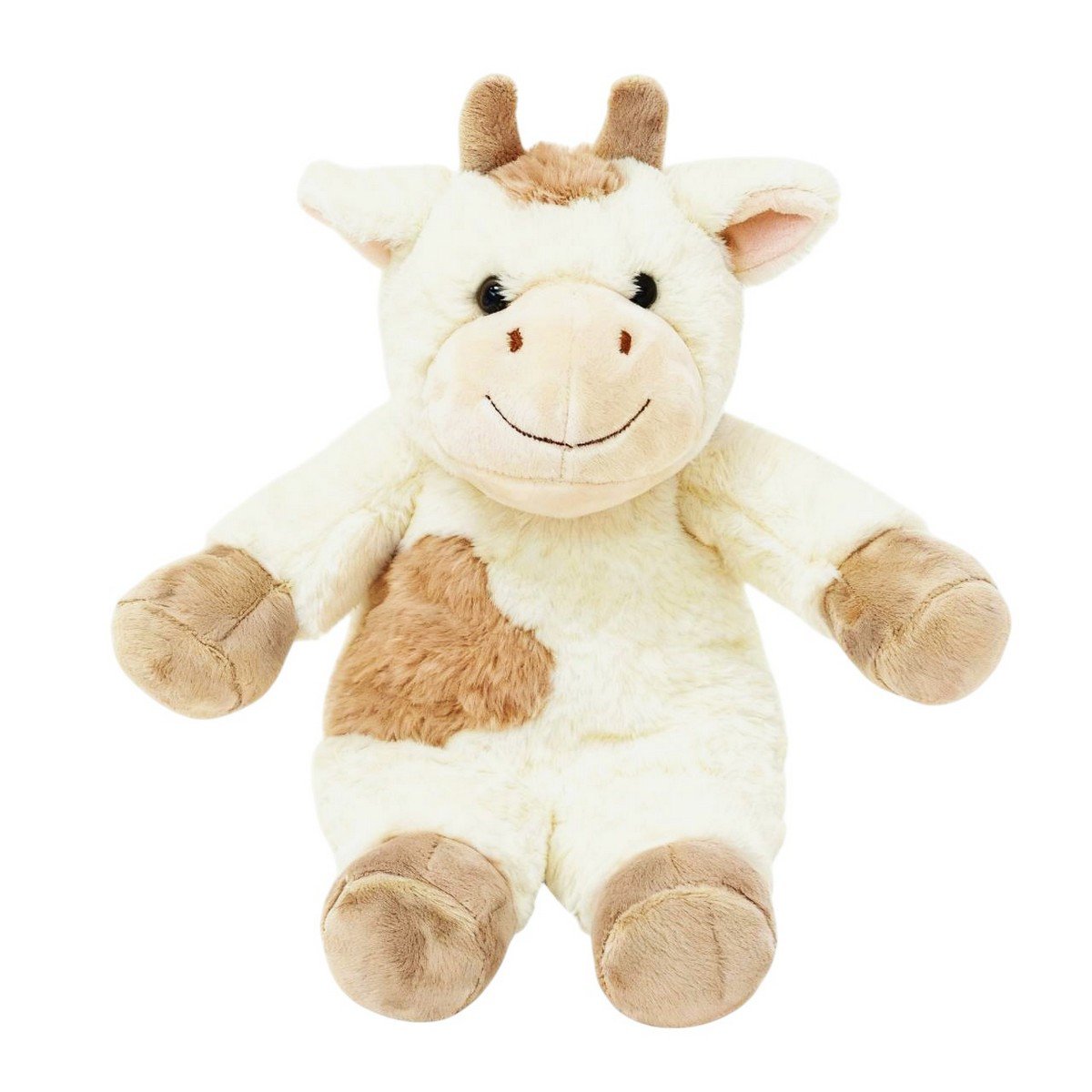 Knuffel Koe off white 15cm