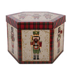 Kerstbal Set van 14 8x8x8 cm Beige Kunststof