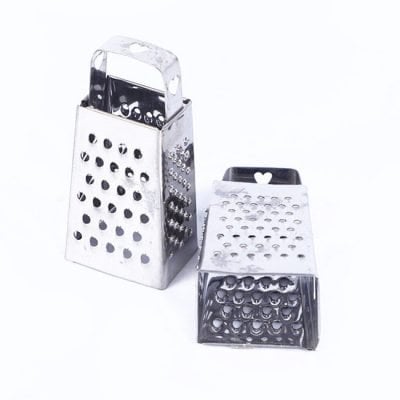 Mini rasp Silver met hartje 7.5cm (voor amberblokjes)