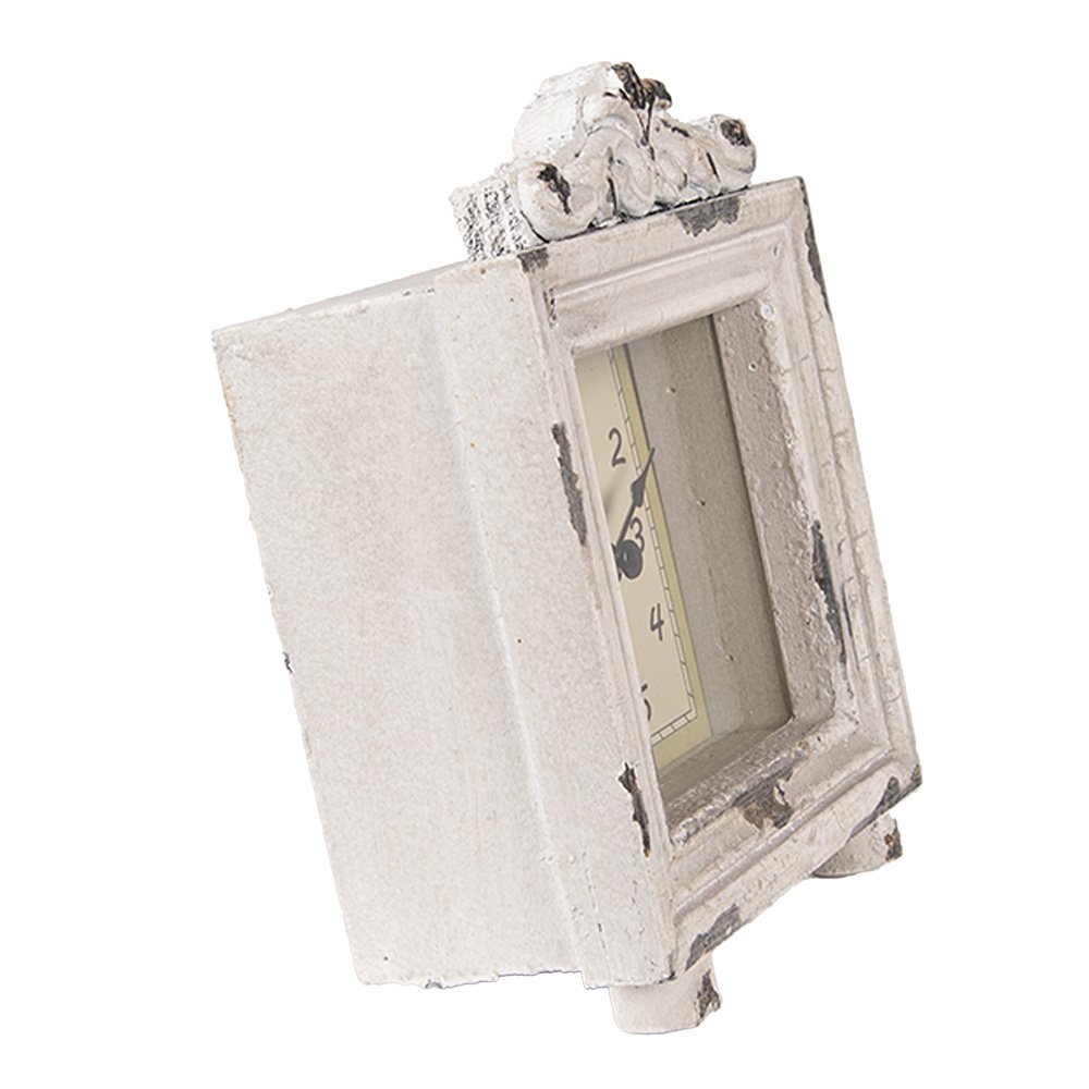 Staande Klok 10x6x14 cm Grijs Hout
