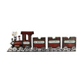 Kerstdecoratie beeld Tein 95X19X28 CM Rood Metaal
