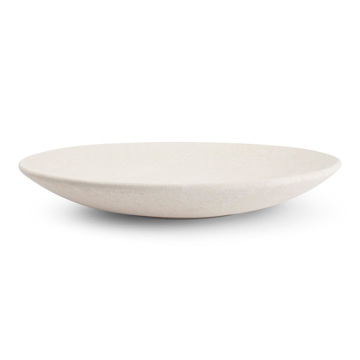 Decoratieve schaal 44cm wit Bullet