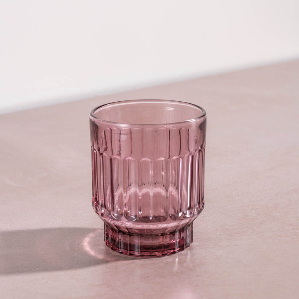 Glas 30cl roze Tone - Set van 4