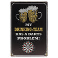 Drinkteam Retro Wandbord 30x20