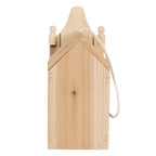 Vogelvoederhuisje 10x11x23 cm Bruin Hout