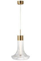 J-Line Hanglamp Led Goud Metaal Transparant