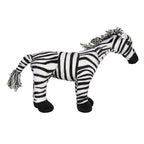 Deurstopper Zebra 37x13x30 cm Zwart Wit Polyester Deurklem