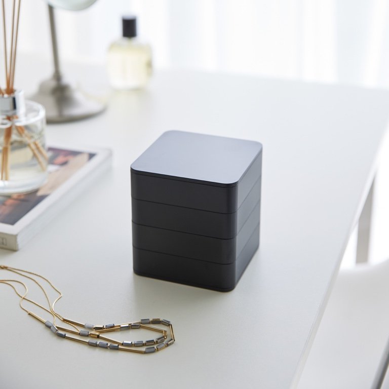 Yamazaki Tower Sieradenorganizer vierkant 4-laags