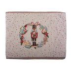 Placemats Set van 6 33x45 cm Beige Polyester