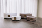 Luxe en duurzame betonnen geurkaars Ombre - Taupe - XL