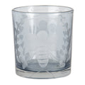 Theelichthouder Ø 7x8 cm Grijs Glas Bij Waxinelichthouder
